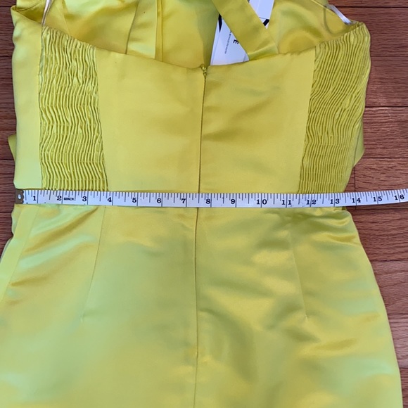 NWT Bright Yellow Party Dress by Zara SIZE- Small - Picture 10 of 13